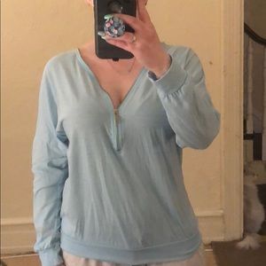 Long Sleeve Zip Up Shirt